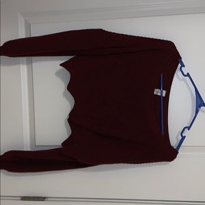 Cropped sweater